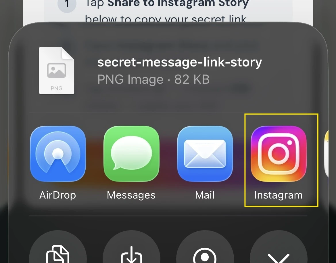 Save Secret Message Story image